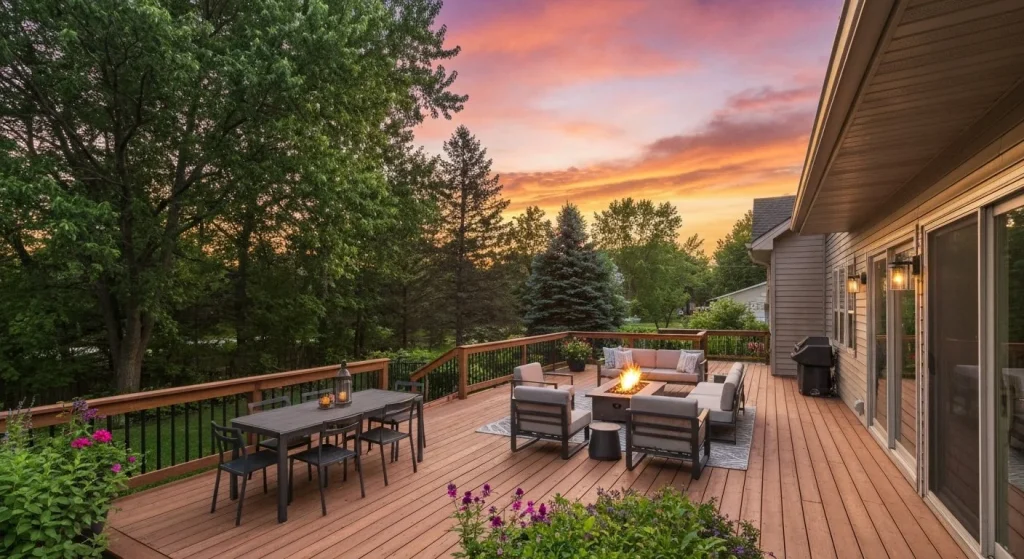 Deck Layout Ideas for Minnesota Backyards: How to Create Zones (Dining + Lounge + Fire Feature)