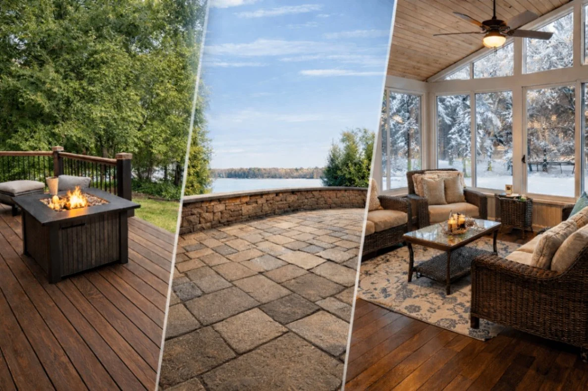 Deck vs. Patio vs. Four-Season Room: What’s the Best Choice in Minnesota?