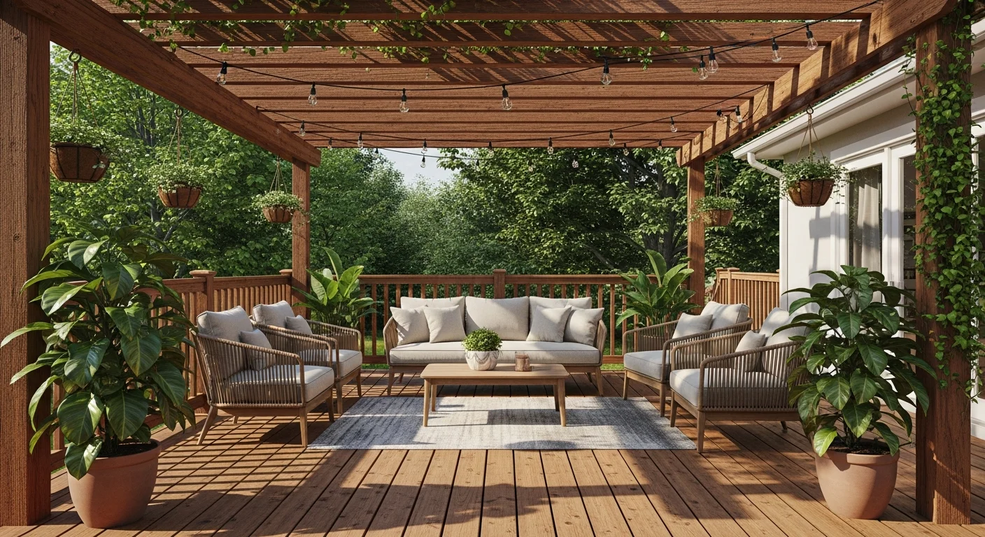 Shade and Shelter: Pergolas, Awnings & Other Deck Cover Ideas -2