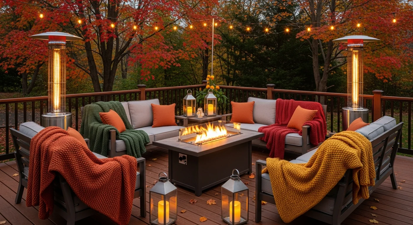 Extend Your Deck Season Fire Pits Heaters Cozy Additions for Fall